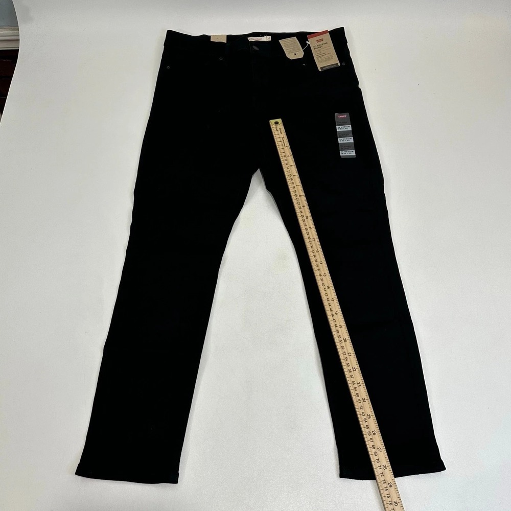 Levi's Women's 311 Shaping Skinny Jeans Black W32 L30 Size 14 NWT Stretch - Picture 4 of 5